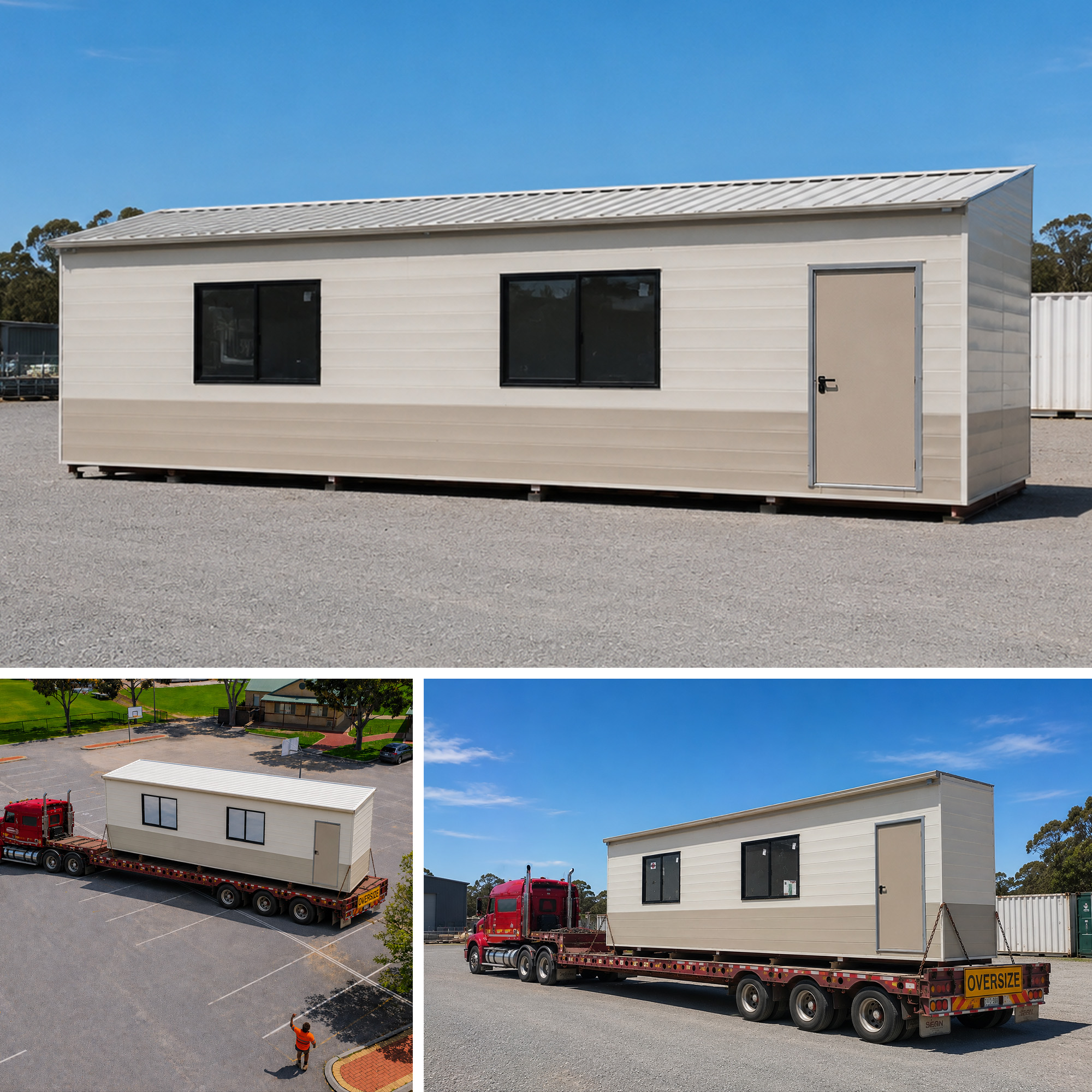 Transportable building ready for delivery to a Perth or Western Australian worksite