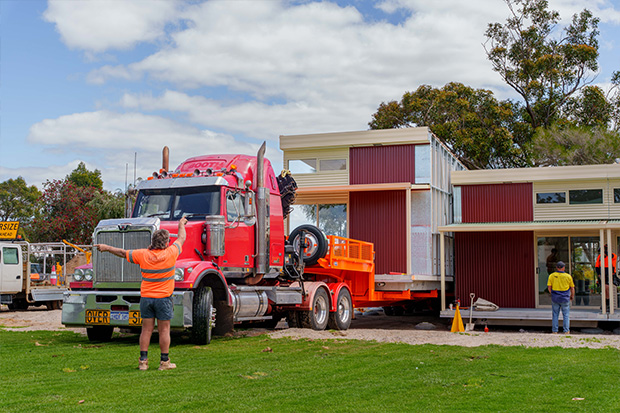 Temporary classrooms providing flexible learning space during school expansions